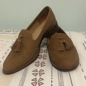 Aldo Brown Leather Loafers